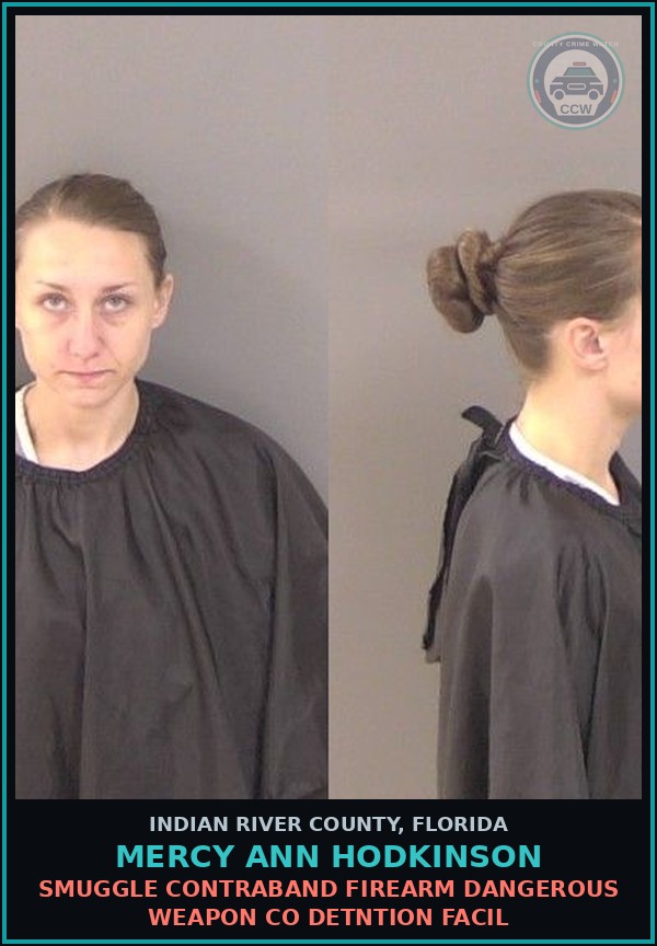 Booking mugshot of MERCY ANN HODKINSON in Indian River County