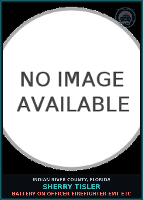 Booking mugshot of Sherry Tisler in Indian River County