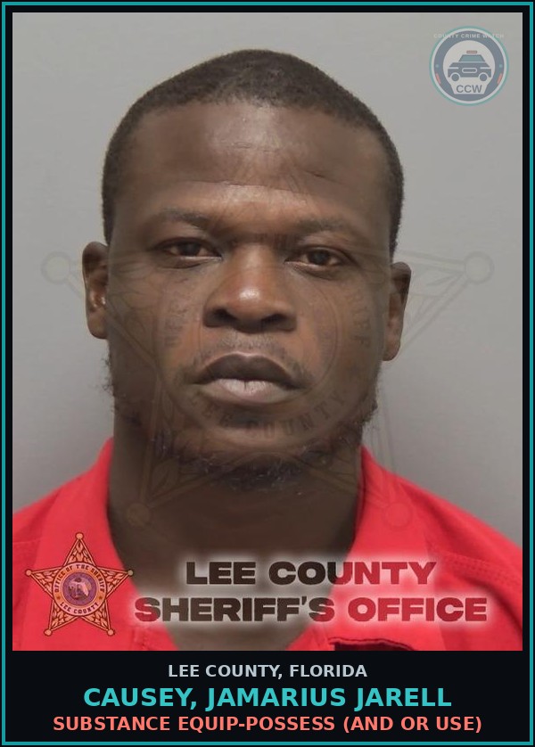 Booking mugshot of CAUSEY, JAMARIUS JARELL in Lee County