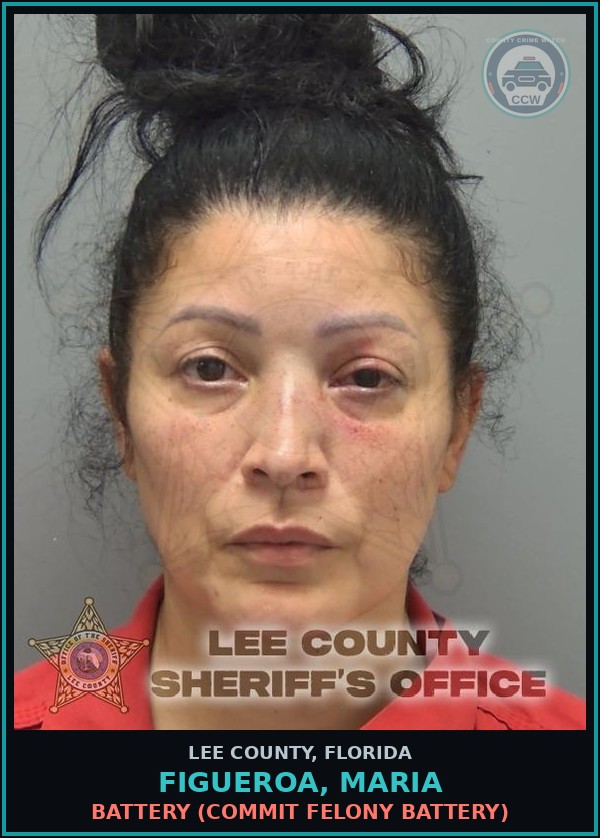 Booking mugshot of FIGUEROA, MARIA in Lee County