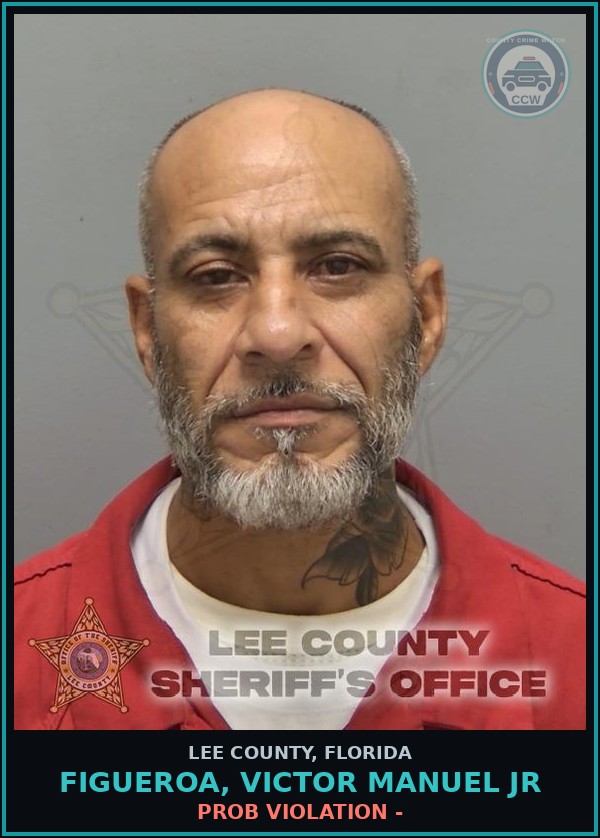 Booking mugshot of FIGUEROA, VICTOR MANUEL JR in Lee County