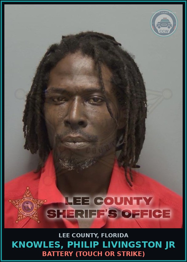 Booking mugshot of KNOWLES, PHILIP LIVINGSTON JR in Lee County