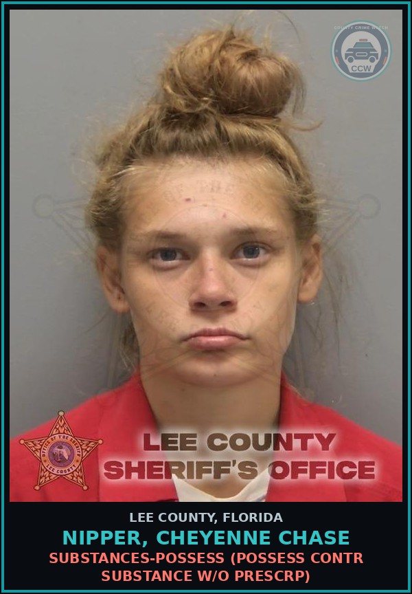 Booking mugshot of NIPPER, CHEYENNE CHASE in Lee County