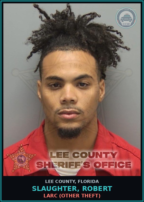 Booking mugshot of SLAUGHTER, ROBERT in Lee County