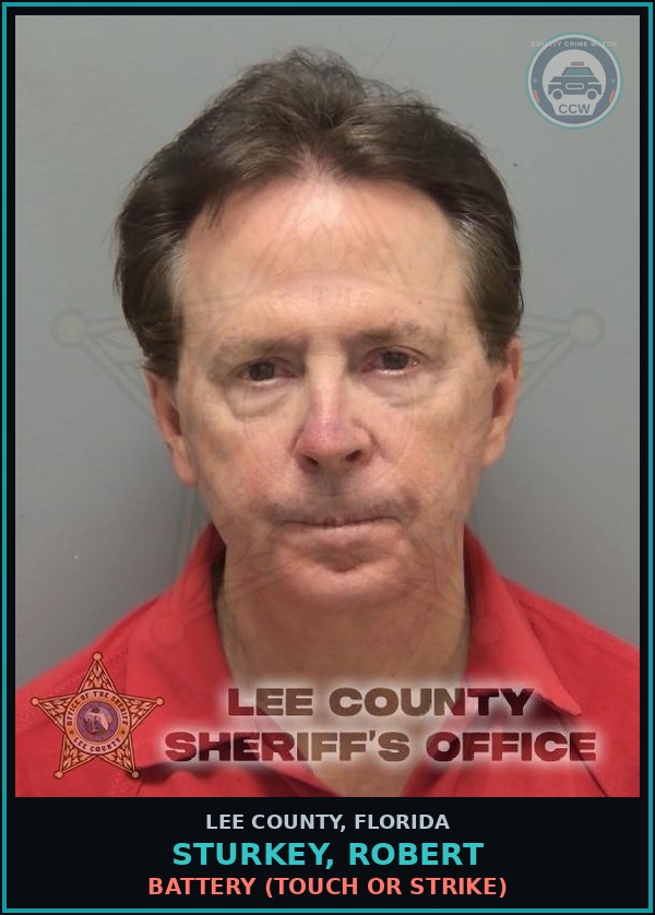 Booking mugshot of STURKEY, ROBERT in Lee County