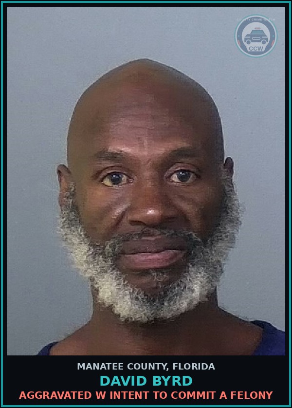 Booking mugshot of DAVID BYRD in Manatee County