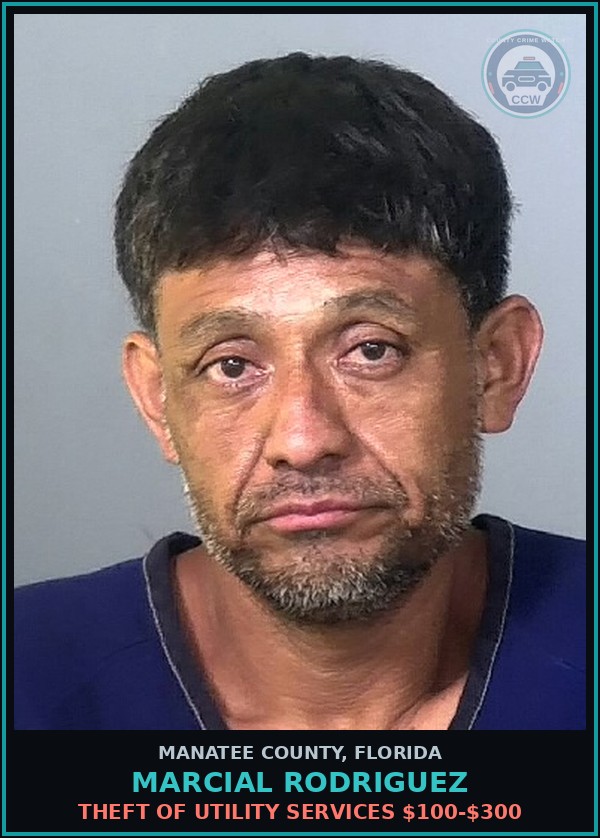 Booking mugshot of MARCIAL RODRIGUEZ in Manatee County