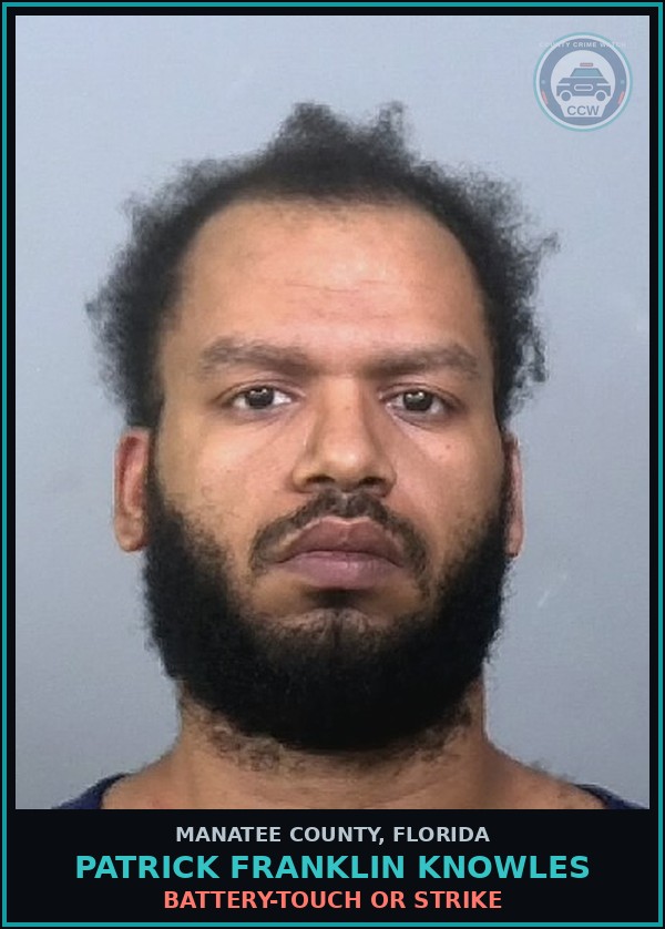 Booking mugshot of PATRICK FRANKLIN KNOWLES in Manatee County
