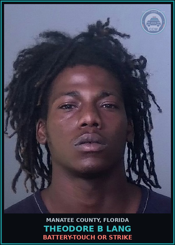 Booking mugshot of THEODORE B LANG in Manatee County