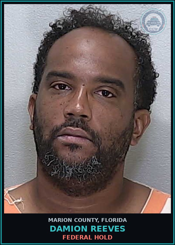 Booking mugshot of DAMION REEVES in Marion County