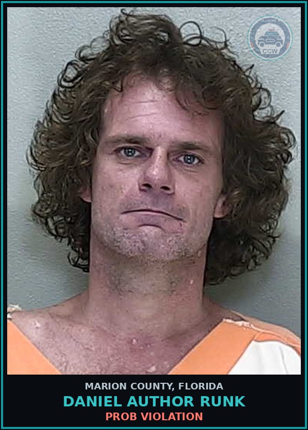 Booking mugshot of DANIEL AUTHOR RUNK in Marion County