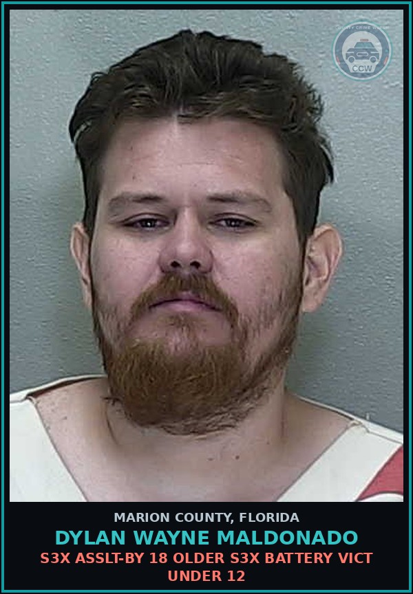Booking mugshot of DYLAN WAYNE MALDONADO in Marion County