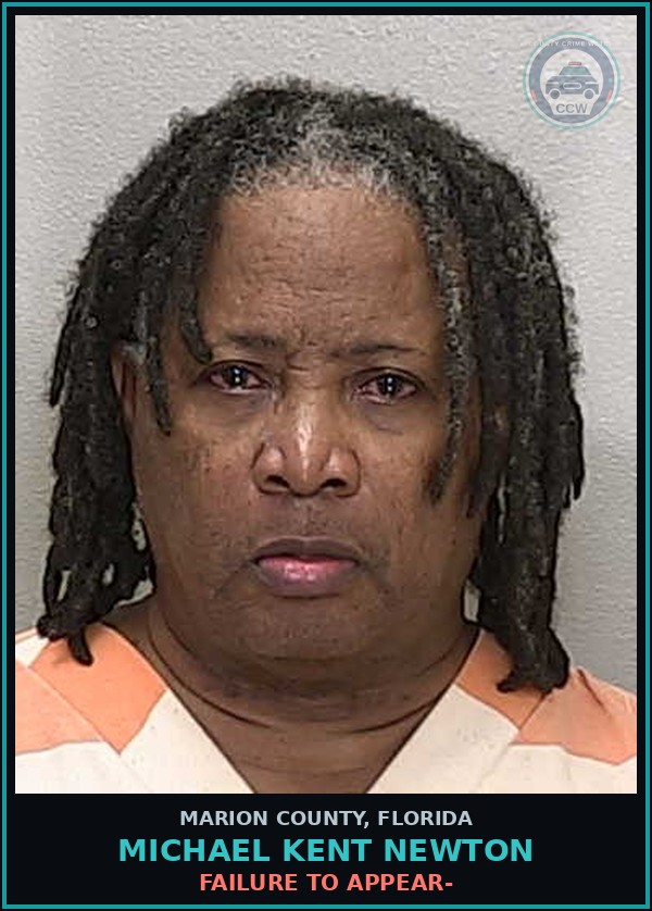 Booking mugshot of MICHAEL KENT NEWTON in Marion County