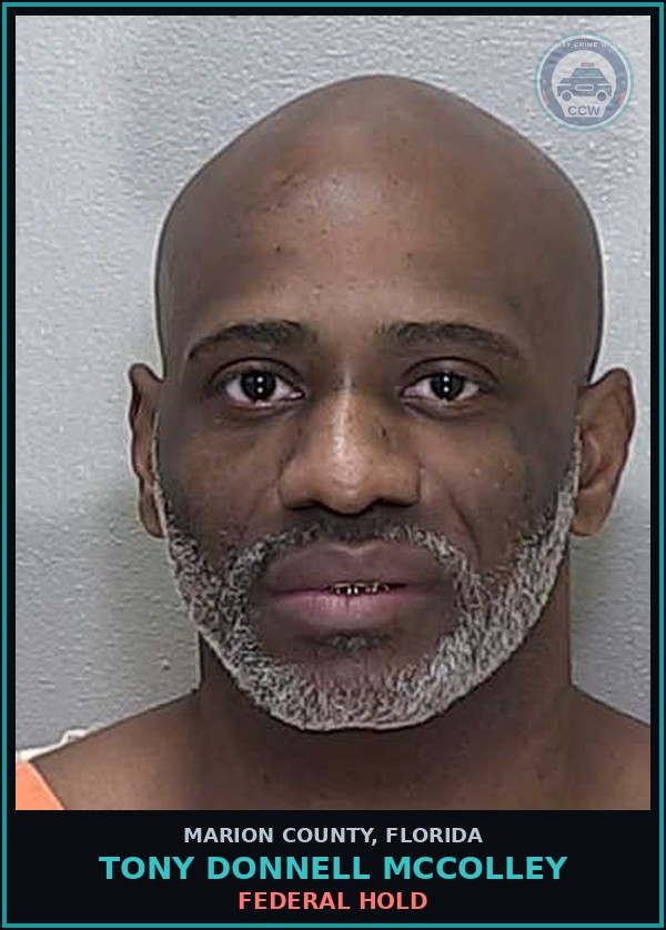 Booking mugshot of TONY DONNELL MCCOLLEY in Marion County