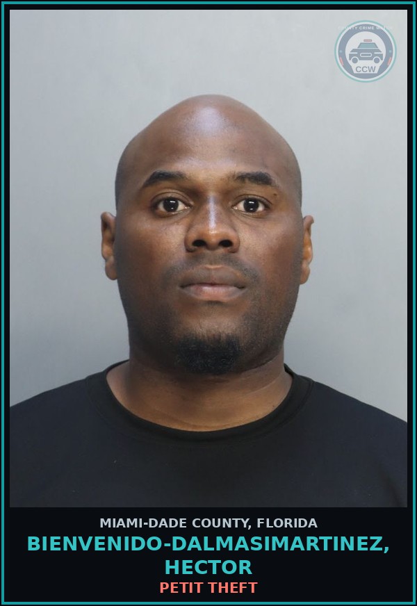 Booking mugshot of BIENVENIDO-DALMASIMARTINEZ, HECTOR in Miami-Dade County