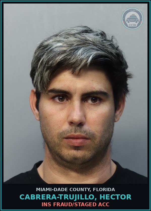 Booking mugshot of CABRERA-TRUJILLO, HECTOR in Miami-Dade County