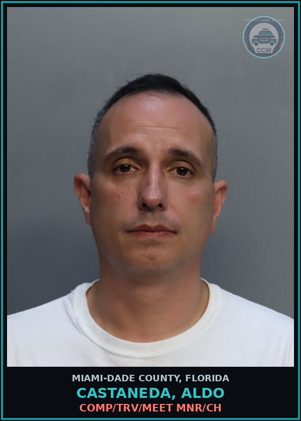 Booking mugshot of CASTANEDA, ALDO in Miami-Dade County