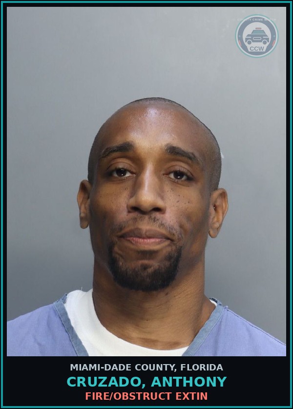 Booking mugshot of CRUZADO, ANTHONY in Miami-Dade County