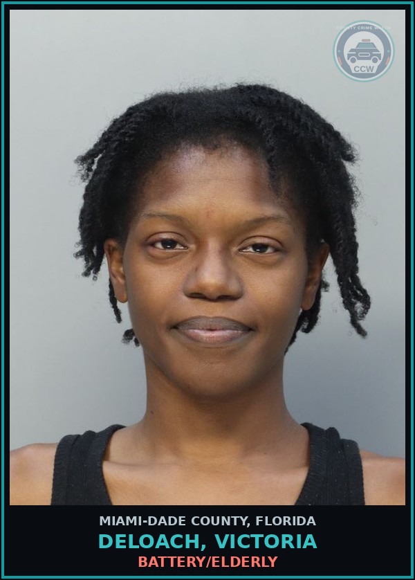 Booking mugshot of DELOACH, VICTORIA in Miami-Dade County