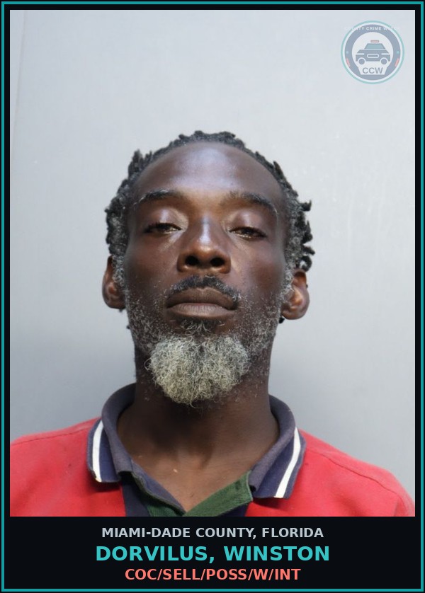 Booking mugshot of DORVILUS, WINSTON in Miami-Dade County