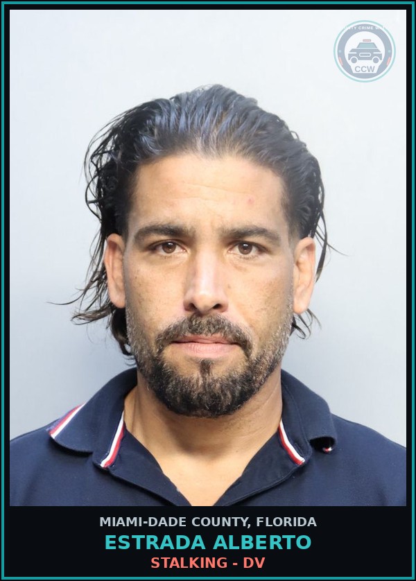 Booking mugshot of ESTRADA ALBERTO in Miami-Dade County