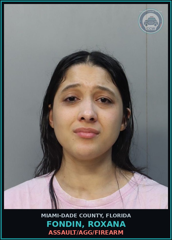 Booking mugshot of FONDIN, ROXANA in Miami-Dade County