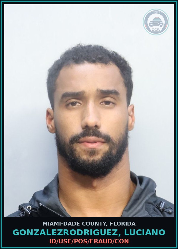 Booking mugshot of GONZALEZRODRIGUEZ, LUCIANO in Miami-Dade County