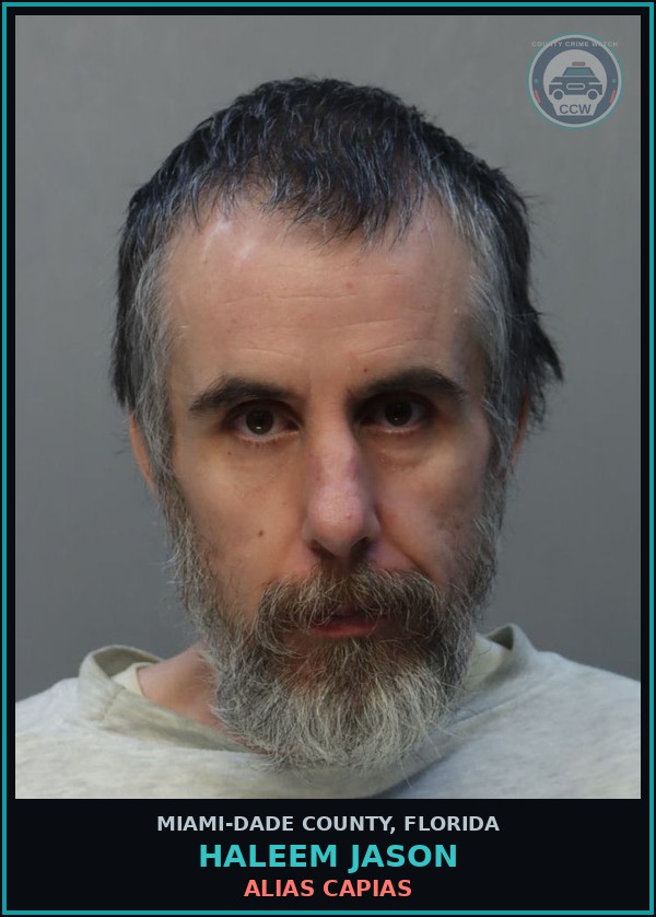 Booking mugshot of HALEEM JASON in Miami-Dade County