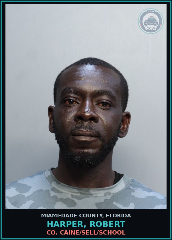 Booking mugshot of HARPER, ROBERT in Miami-Dade County