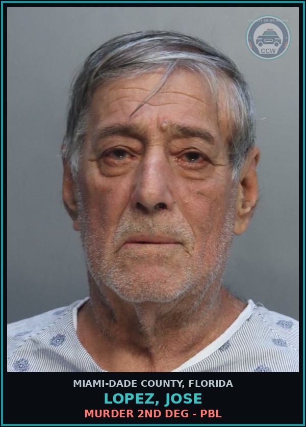 Booking mugshot of LOPEZ, JOSE in Miami-Dade County
