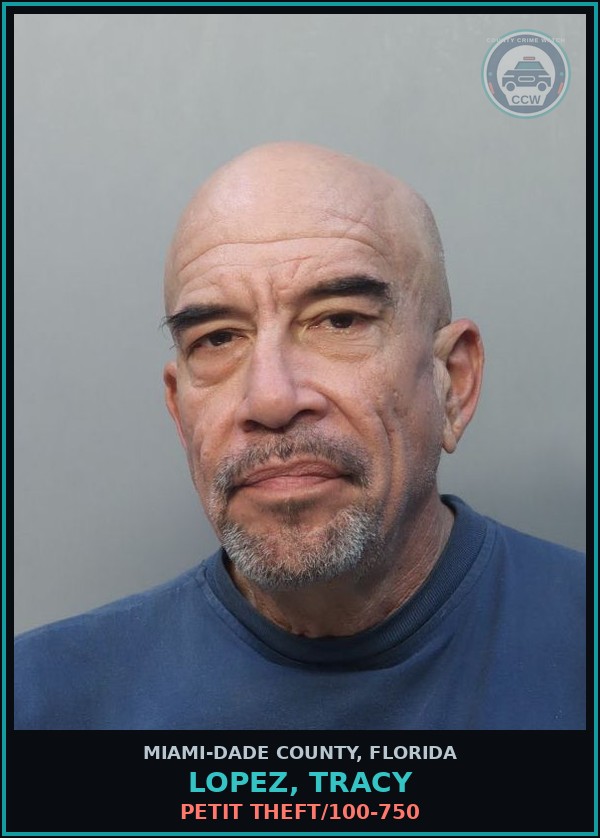 Booking mugshot of LOPEZ, TRACY in Miami-Dade County