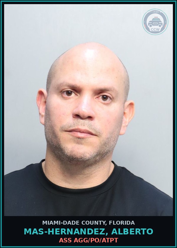 Booking mugshot of MAS-HERNANDEZ, ALBERTO in Miami-Dade County