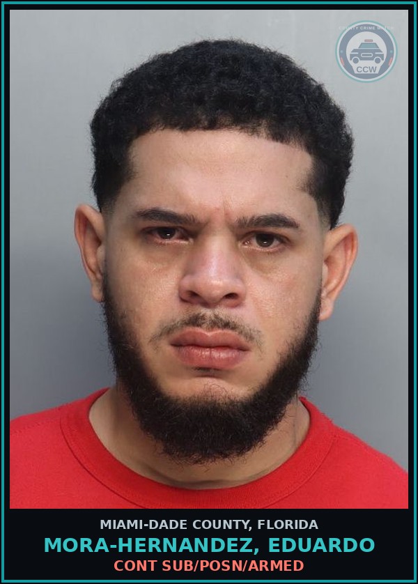 Booking mugshot of MORA-HERNANDEZ, EDUARDO in Miami-Dade County