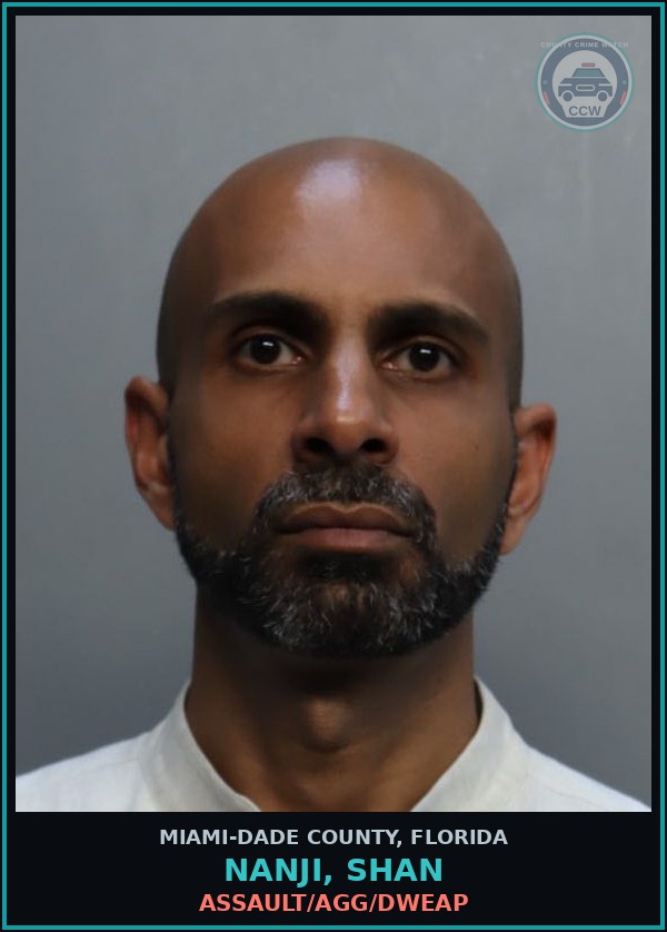 Booking mugshot of NANJI, SHAN in Miami-Dade County