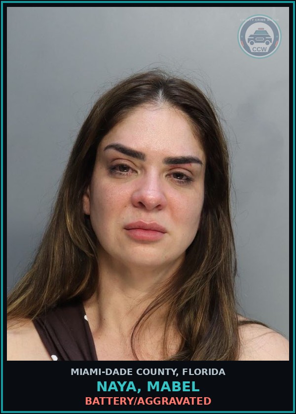 Booking mugshot of NAYA, MABEL in Miami-Dade County
