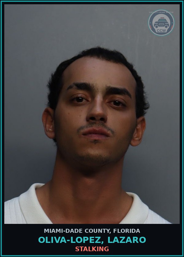 Booking mugshot of OLIVA-LOPEZ, LAZARO in Miami-Dade County