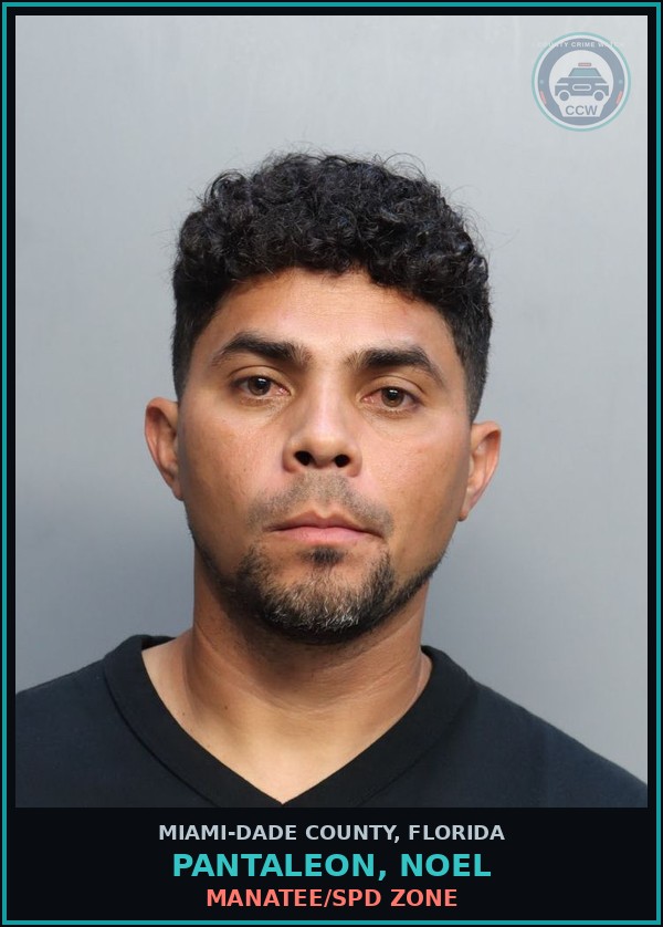 Booking mugshot of PANTALEON, NOEL in Miami-Dade County