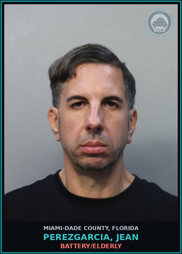 Booking mugshot of PEREZGARCIA, JEAN in Miami-Dade County
