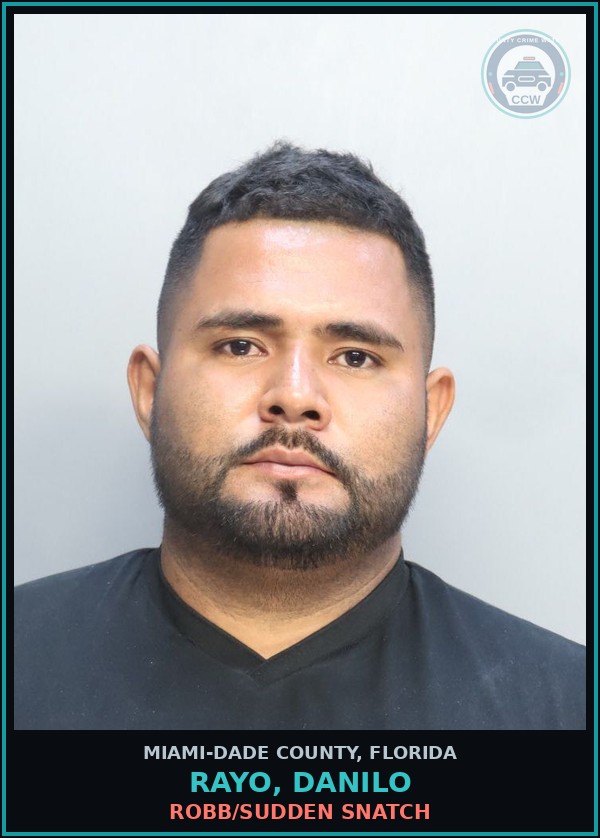 Booking mugshot of RAYO, DANILO in Miami-Dade County