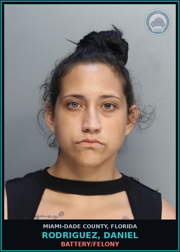 Booking mugshot of RODRIGUEZ, DANIEL in Miami-Dade County