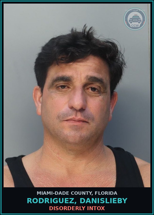 Booking mugshot of RODRIGUEZ, DANISLIEBY in Miami-Dade County