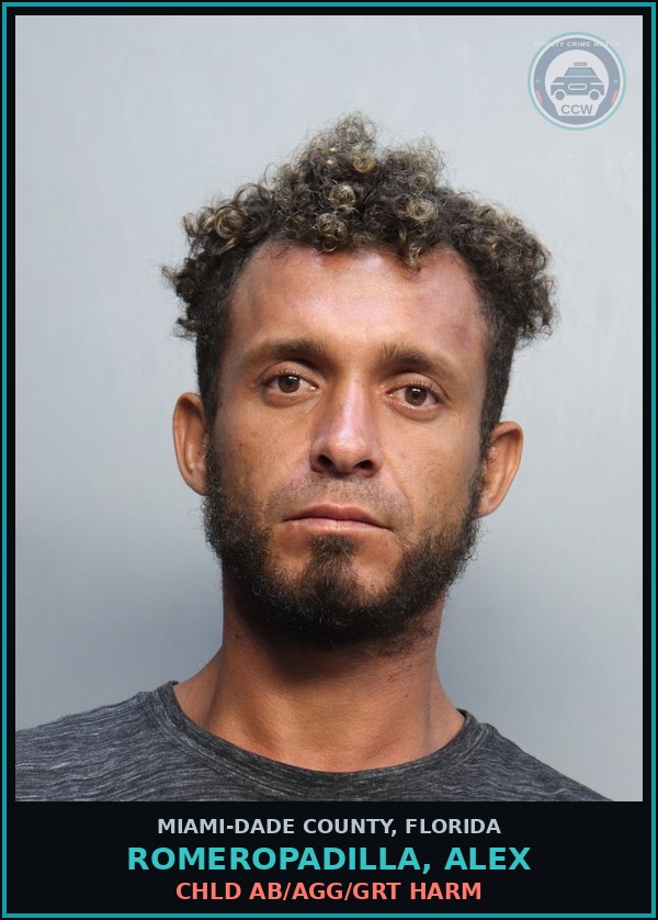 Booking mugshot of ROMEROPADILLA, ALEX in Miami-Dade County