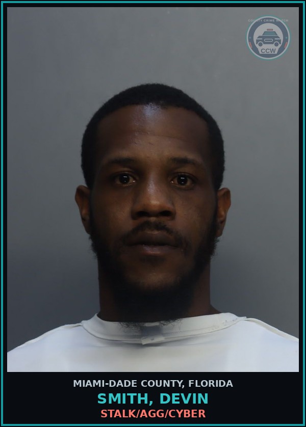 Booking mugshot of SMITH, DEVIN in Miami-Dade County