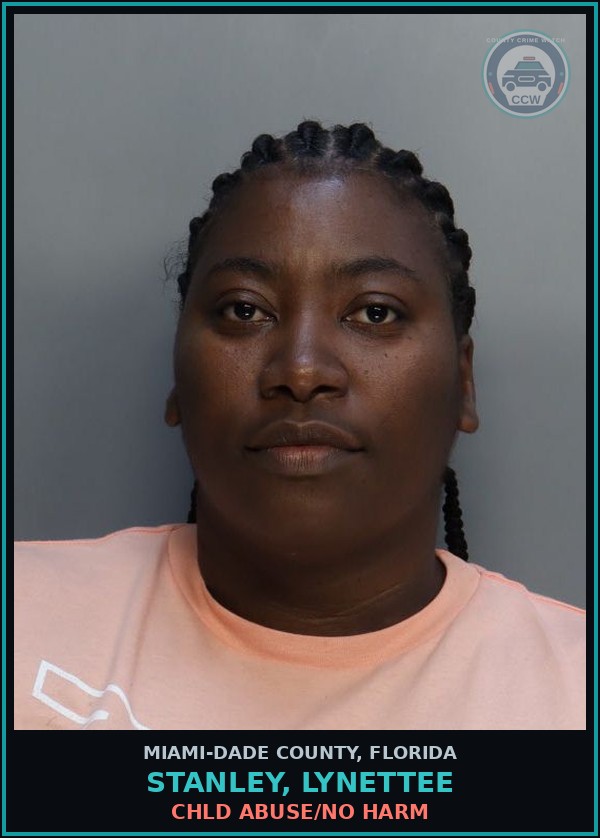 Booking mugshot of STANLEY, LYNETTEE in Miami-Dade County