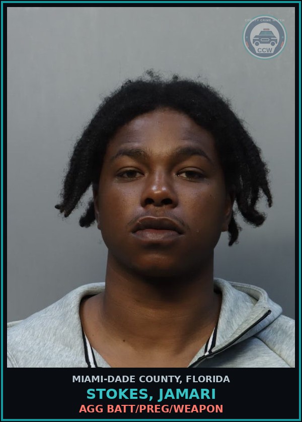 Booking mugshot of STOKES, JAMARI in Miami-Dade County