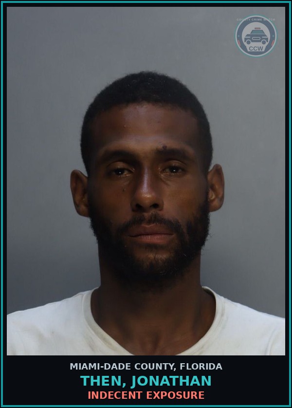 Booking mugshot of THEN, JONATHAN in Miami-Dade County
