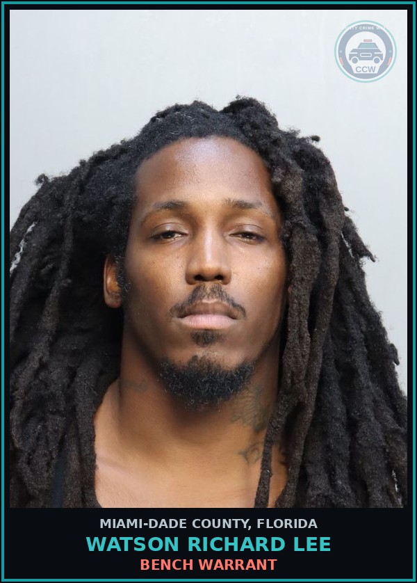 Booking mugshot of WATSON RICHARD  LEE in Miami-Dade County