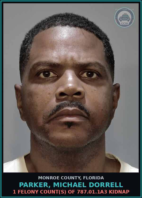 Booking mugshot of PARKER, MICHAEL DORRELL in Monroe County