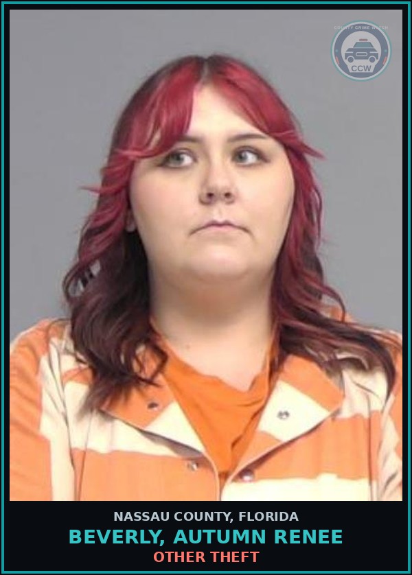 Booking mugshot of BEVERLY, AUTUMN RENEE in Nassau County
