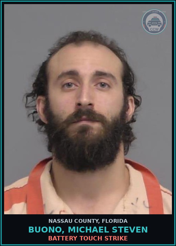 Booking mugshot of BUONO, MICHAEL STEVEN in Nassau County